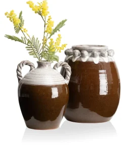 COCOmaison Nera vase H26cm - Brun Discount