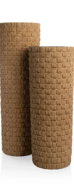 COCOmaison Noud pot H69cm - Brun Discount