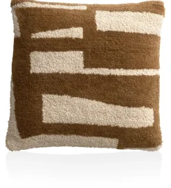 COCOmaison Olivia coussin 50x50cm - Brun Discount