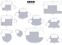 COCOmaison Olivia tapis 160x230cm - Brun Sale