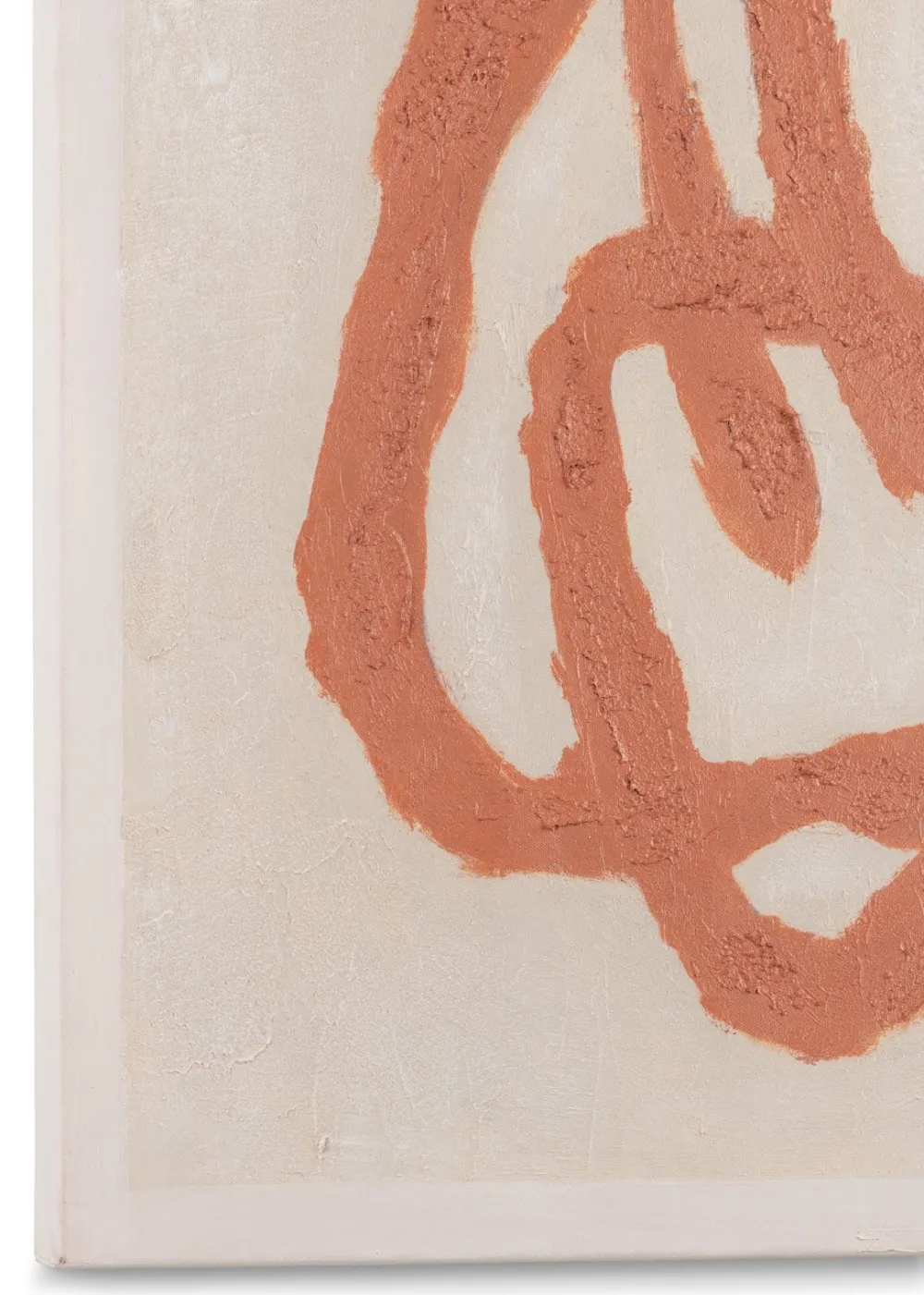 COCOmaison Organic Abstract set de 2 cadres 70x100cm - Orange Hot