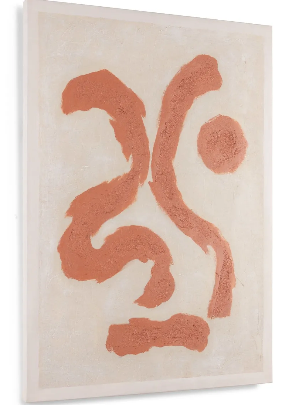 COCOmaison Organic Abstract set de 2 cadres 70x100cm - Orange Hot