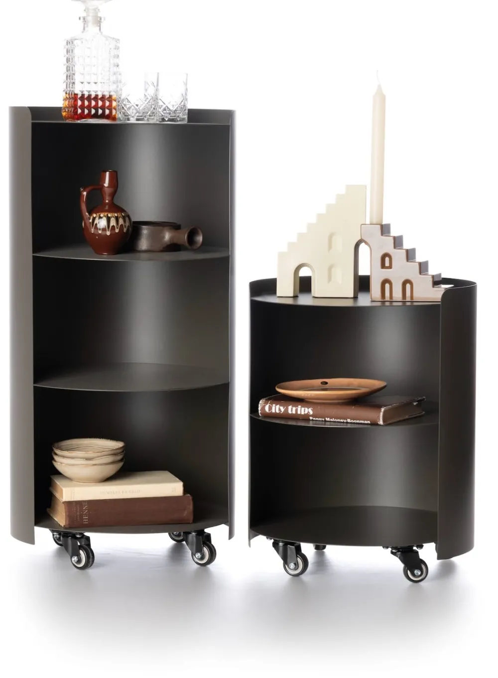 COCOmaison Owen table d'appoint H70cm - Anthracite Discount