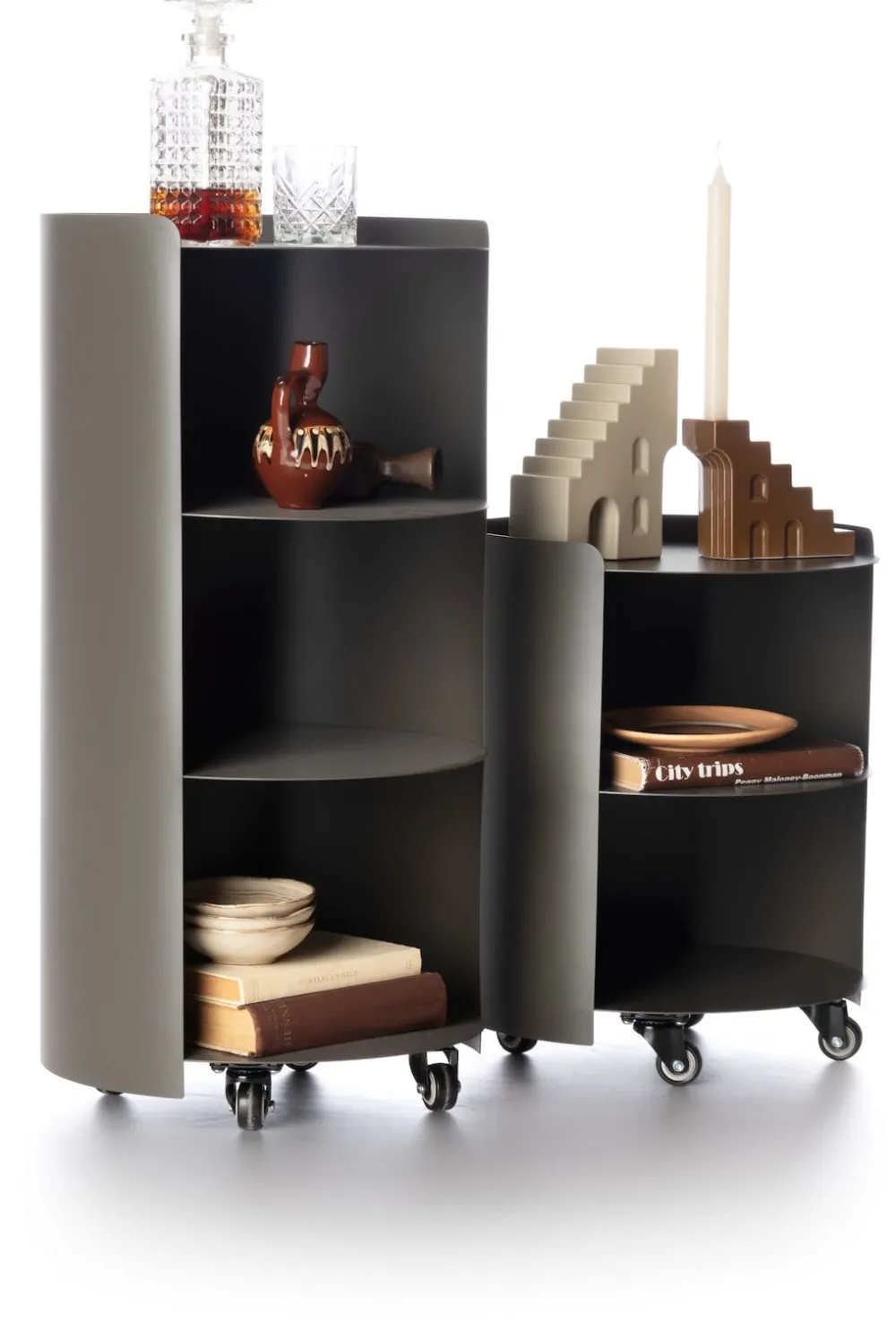 COCOmaison Owen table d'appoint H70cm - Anthracite Discount