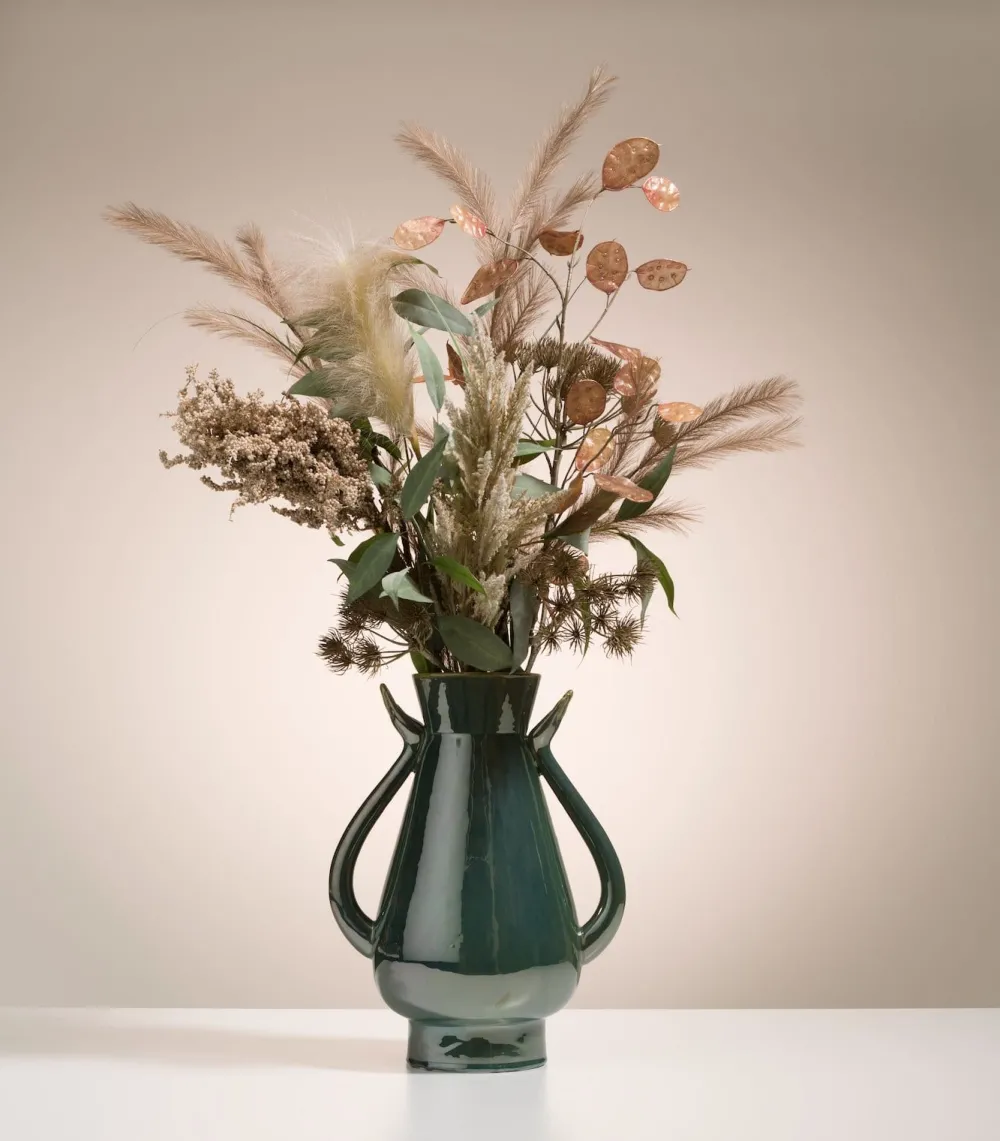 COCOmaison Pampus Grass fleur artificielle H120cm - Vert