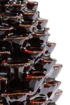 COCOmaison Pine bougeoir H15cm - Brun Hot