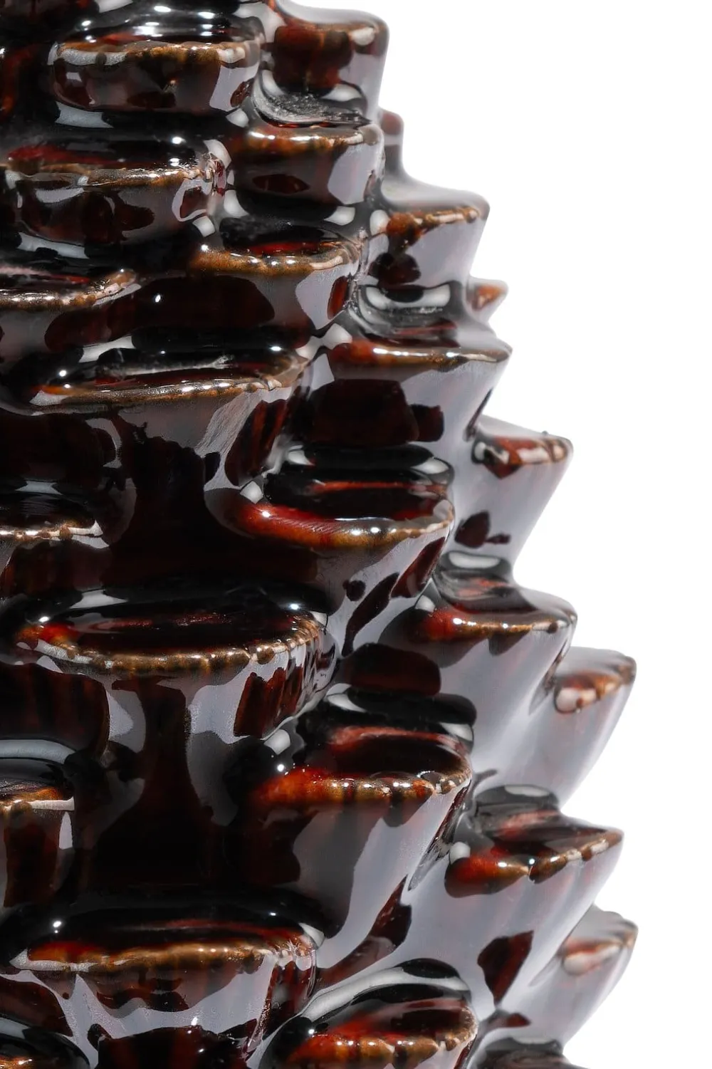 COCOmaison Pine bougeoir H15cm - Brun Hot