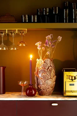 COCOmaison Pomegranate bougeoir H12cm - Bordeaux Sale