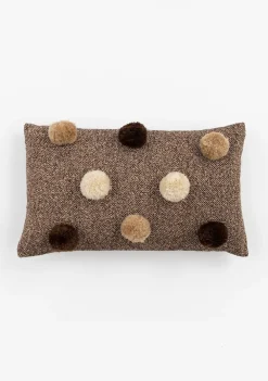 COCOmaison Pomme coussin 30x50cm - Brun Hot