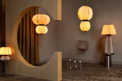 COCOmaison Rikke suspension 2*E27 D40cm - Beige New