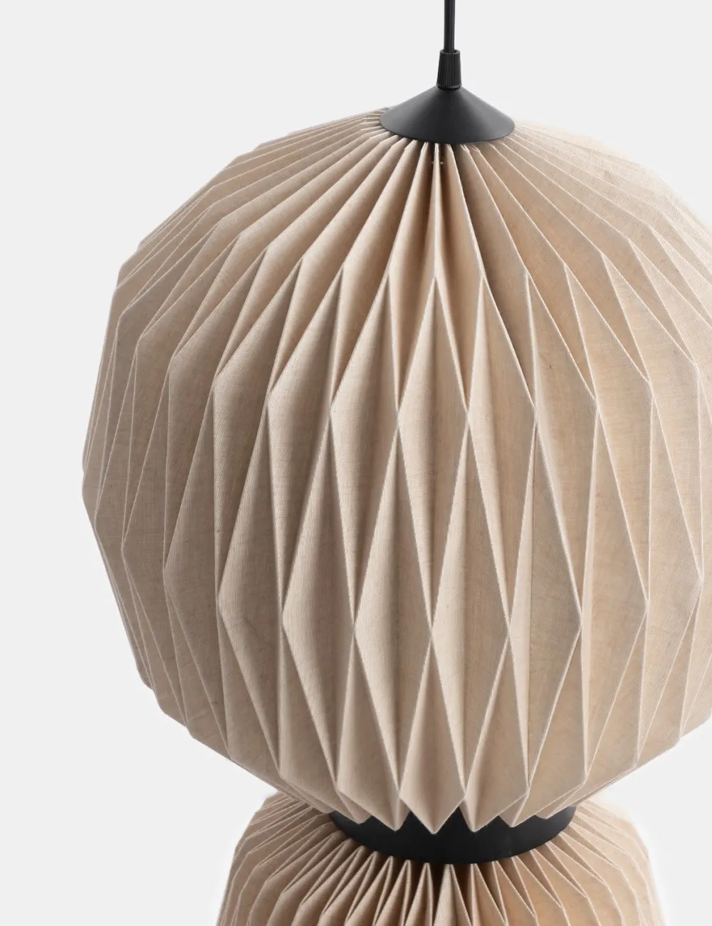 COCOmaison Rikke suspension 2*E27 D40cm - Beige New