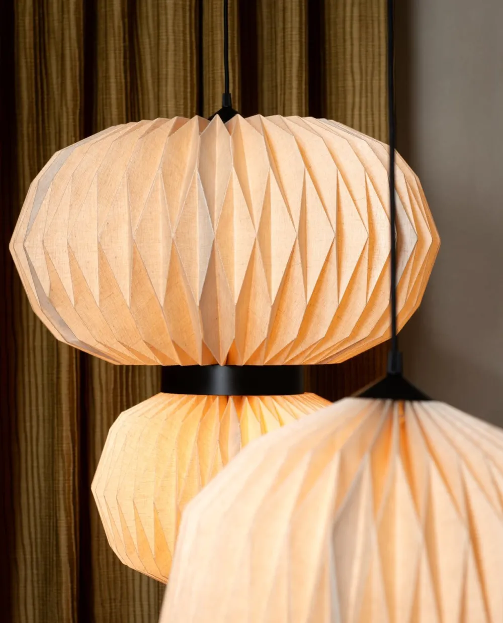 COCOmaison Rikke suspension 2*E27 D60cm - Beige Discount