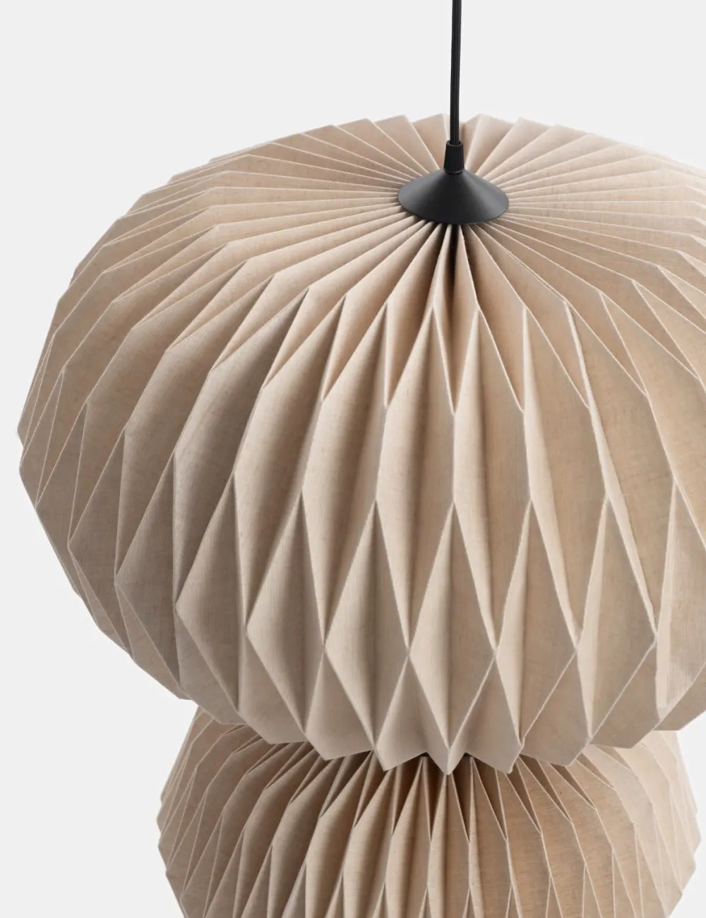 COCOmaison Rikke suspension 2*E27 D60cm - Beige Discount