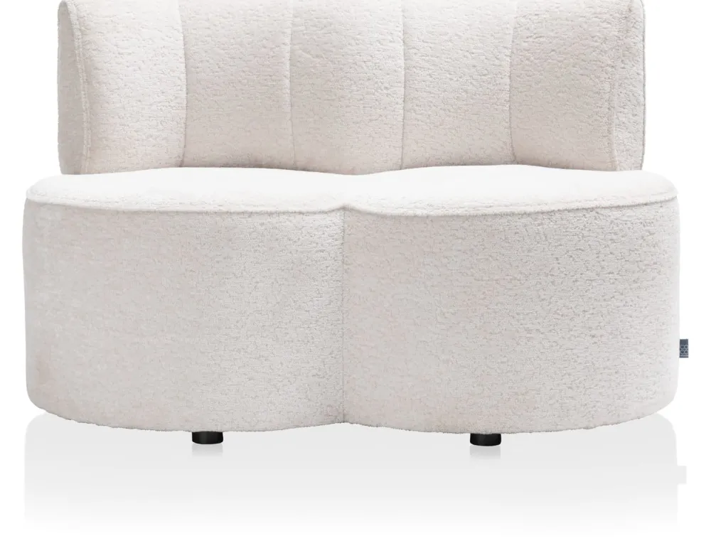 COCOmaison Roan canape 2 places - Creme Outlet