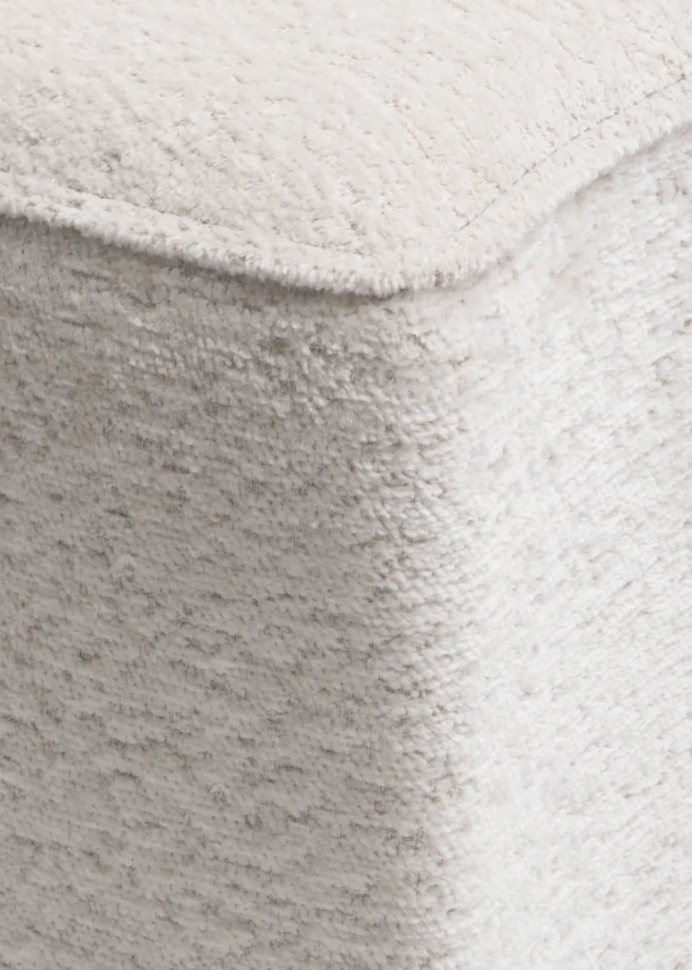 COCOmaison Roan pouf maan H44cm - Creme Outlet