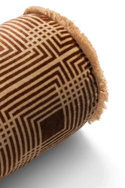 COCOmaison Robbie bolster coussin 45x18cm - Brun Outlet