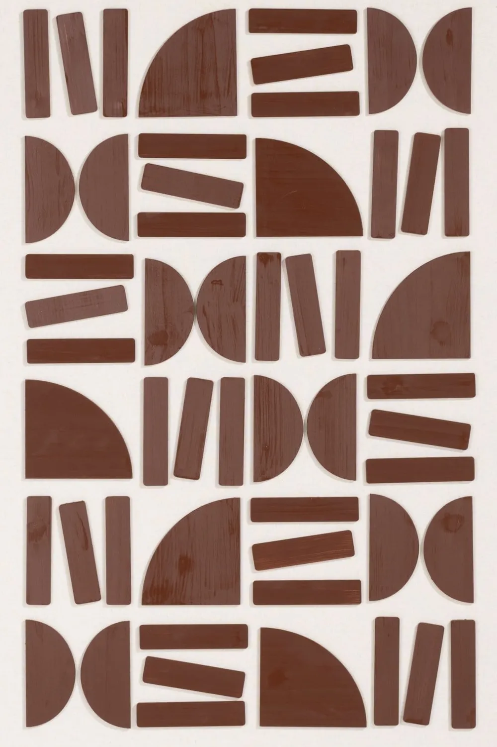 COCOmaison Rune tableau 80x120cm - Brun Discount