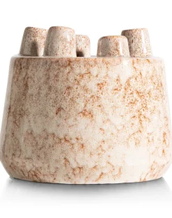 COCOmaison Safia vase H21cm - Beige Outlet