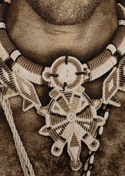 COCOmaison Samburu Warrior tableau 75x125cm - Multicouleur Discount