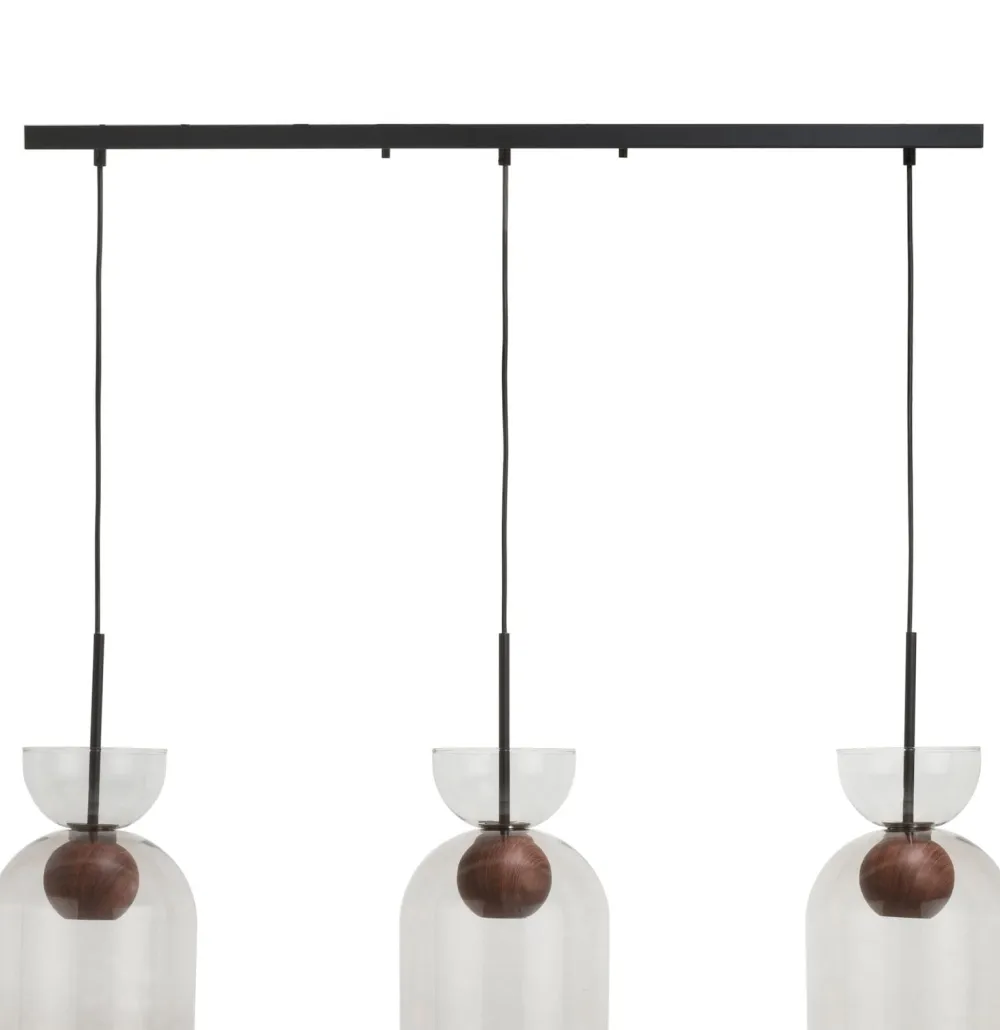 COCOmaison Skylar suspension 3*GU10 - Noir / anthracite New