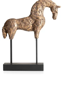 COCOmaison Stallion figurine H35cm - Or Clearance