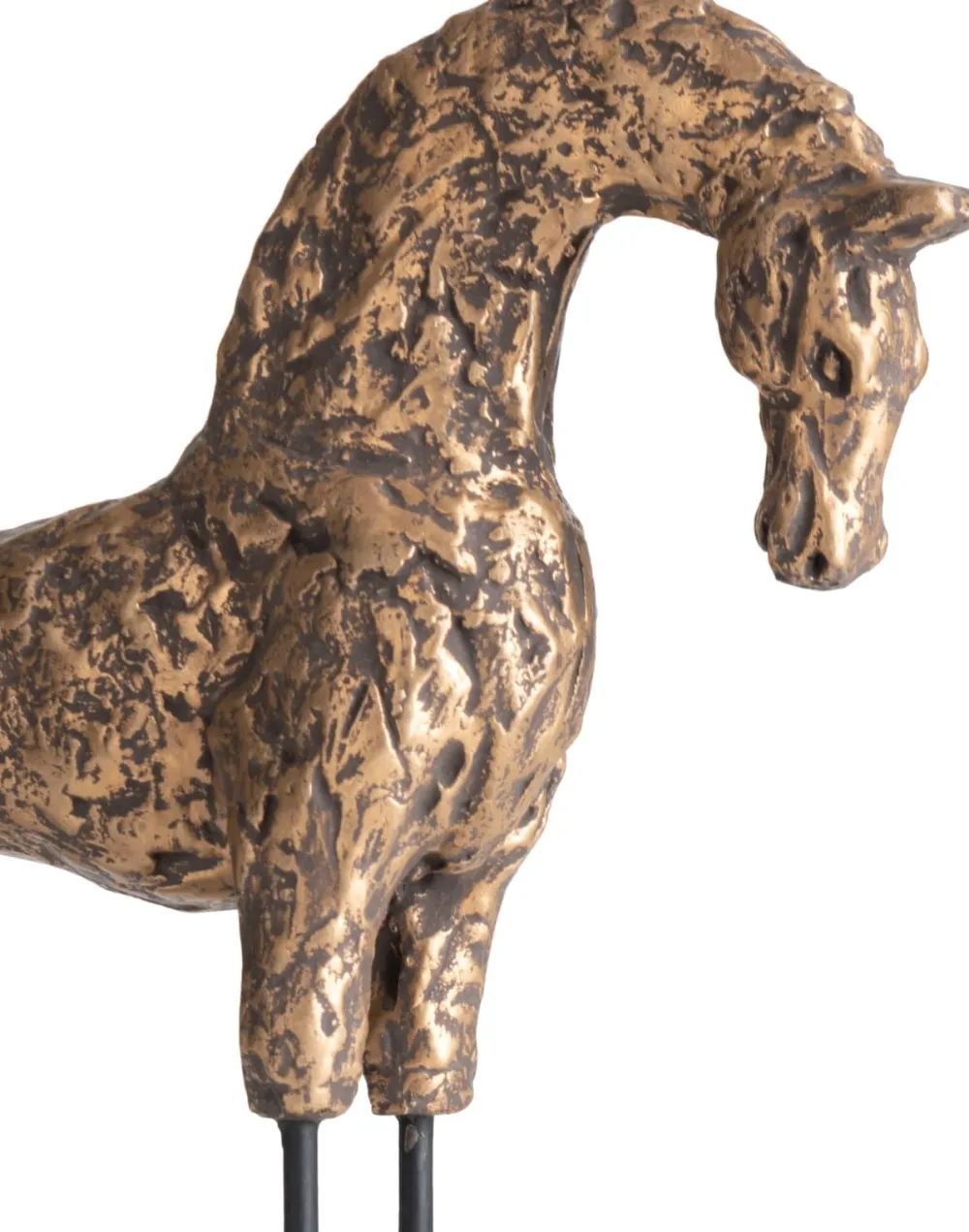 COCOmaison Stallion figurine H35cm - Or Clearance
