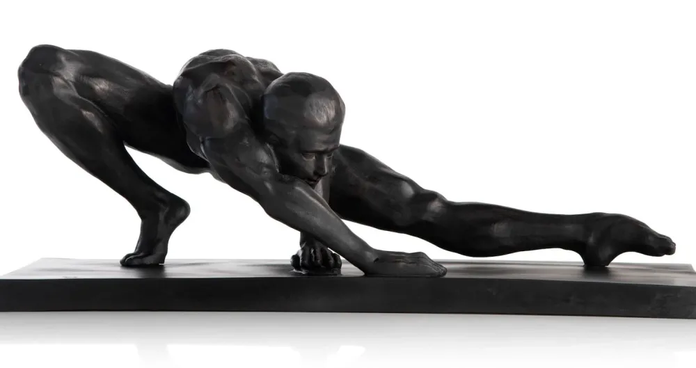 COCOmaison Stretching figurine H19cm - Noir Outlet