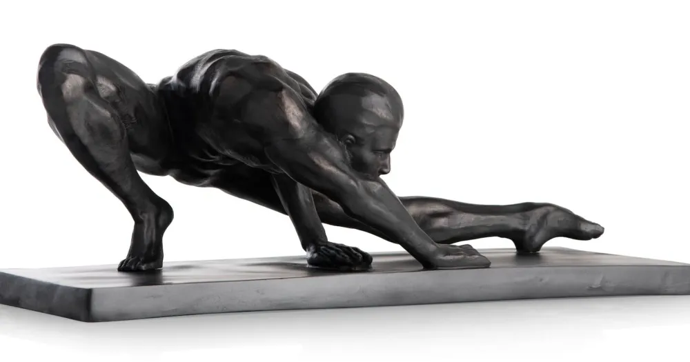 COCOmaison Stretching figurine H19cm - Noir Outlet