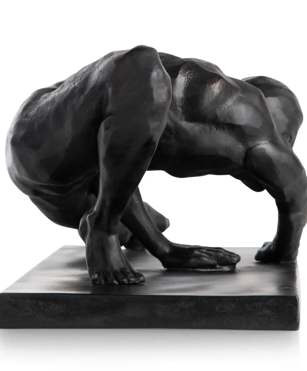 COCOmaison Stretching figurine H19cm - Noir Outlet