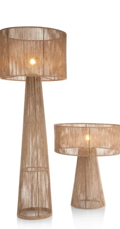 COCOmaison Tali lampe de table 1*E27 H57cm - natural Discount