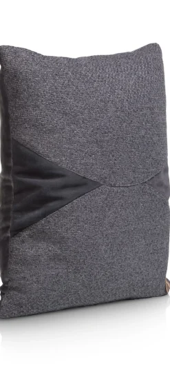 COCOmaison Timeless - Aria coussin 45x45cm - Anthracite Outlet