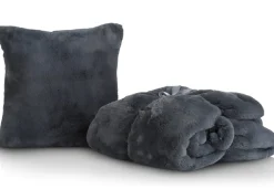 COCOmaison Timeless - Evie coussin 45x45cm - Anthracite Discount