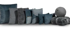 COCOmaison Timeless - Evie coussin 45x45cm - Anthracite Discount