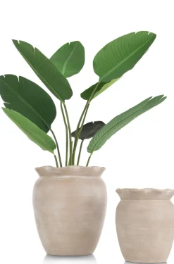 COCOmaison Wave pot H40cm - Beige Online