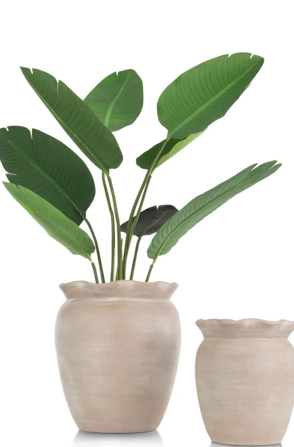 COCOmaison Wave pot H40cm - Beige Online