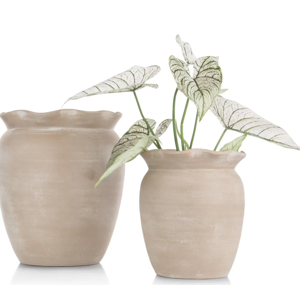 COCOmaison Wave pot H40cm - Beige Online
