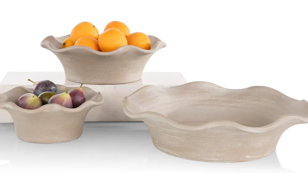 COCOmaison Wave saladier D25cm - Beige