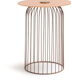 COCOmaison Zora table d'appoint H51,5cm - Orange Outlet
